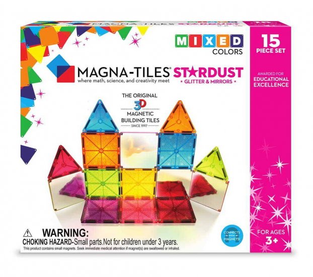 Magna Tiles Stardust - 15 delar - Klicka på bilden för att stänga