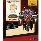 World of Warcraft: Horde 3D Trämodell och Affisc