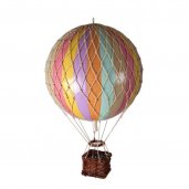 Luftballong 18cm rengbåge pastell