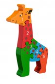 Pusseldjur Giraff 1-5 - Hållbart lekande!