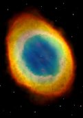 3D-vykort Ring Nebula