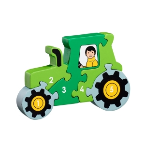 Pussel Traktor - Hållbart lekande!